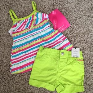 NWT BABY PHAT TANK TOP AND SHORTS MATCHING